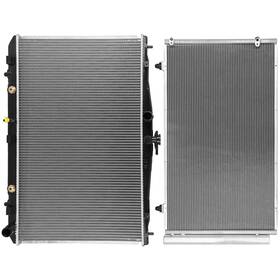 Choiceshare 13296716 For 2011-2015 Toyota Sienna Aluminum Radiator And A/c Condenser Assembly Set