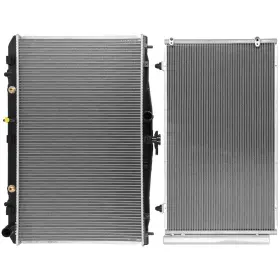 13296716 Choiceshare For 2011-2015 Toyota Sienna Aluminum Radiator And A/c Condenser Assembly Set