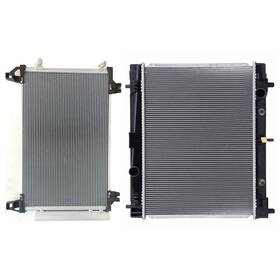 Choiceshare 13296735 For 2006-2013 Toyota Yaris 1.5l Aluminum Radiator And A/c Condenser Assembly Set