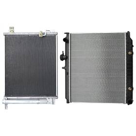 Choiceshare 13296738 For 2010 Chevrolet Colorado 5.3l Aluminum Radiator And A/c Condenser Set