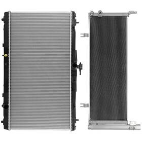 Choiceshare 13296750 For 2012-2017 Toyota Camry Hybrid Se Le Xle Aluminum Radiator And Ac Condenser Set
