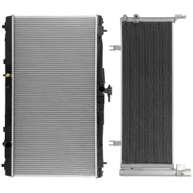 13296750 Choiceshare For 2012-2017 Toyota Camry Hybrid Se Le Xle Aluminum Radiator And Ac Condenser Set