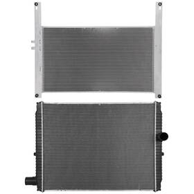 Choiceshare 13296759 For 05-07 International Harvester 9400i Sba Aluminum Radiator And Ac Condenser Set