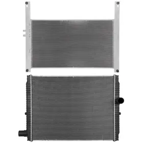 13296759 Choiceshare For 05-07 International Harvester 9400i Sba Aluminum Radiator And Ac Condenser Set