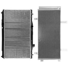 Choiceshare 13296777 For Honda Accord 2018-2019 Aluminum Radiator And A/c Condenser Assembly Set