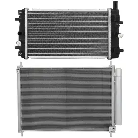 13296778 Choiceshare For 2014 2015 2017 Honda Accord 2.0l Aluminum Radiator And A/c Condenser Set