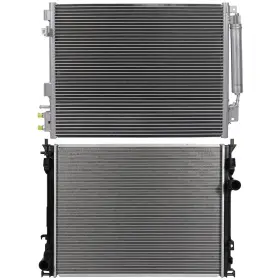 13296808 Choiceshare For Chrysler 300 Dodge Charger Magnum Aluminum Radiator And A/c Condenser Set