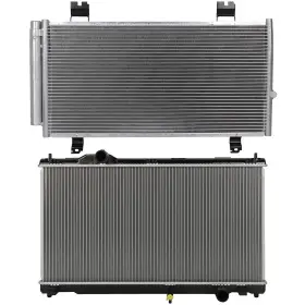 2006-015 Choiceshare 13296835 For Lexus Is250 Is350 3.5l 2.5l Aluminum Radiator And A/c Condenser Set
