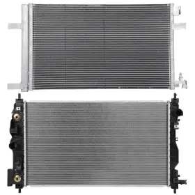 13296846 Choiceshare For 2010-2016 Buick Lacrosse 2014-2019 Chevrolet Impala Radiator And A/c Condenser