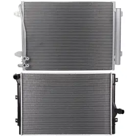 13296868 Choiceshare For 2006-2007 2008 Volkswagen Passat Aluminum Radiator And A/c Condenser Set