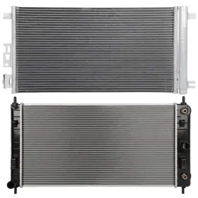 13296876 Choiceshare For 08-12 Chevy Malibu 2006-2010 Pontiac G6 Aluminum Radiator And A/c Condenser