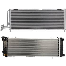 Choiceshare 13296905 For 1997-2001 Jeep Cherokee Aluminum Radiator And A/c Condenser Assembly Set
