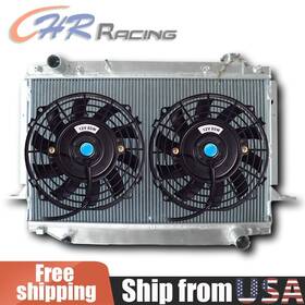 Chr Racing 624339326404 Aluminum Radiator And Dual Fans For Lexus Lx450 1fz-fe 4.5l I6 Manual 1996-1997