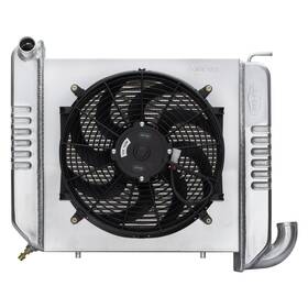 Cold Case Chv712ak For Chevy Corvette 1965-1968 Aluminum Radiator W Fan