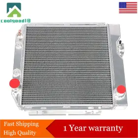 Cg742689ld Coolgood18 3 Row Aluminum Cooling Radiator For Ford Mustang Falcon Comet V8 Mt 1960-1966