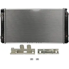 Cool125865part Coolingautoparts Aluminum Radiator 1517 For 1994-1996 Cadillac Fleetwood Chevrolet Caprice Impala