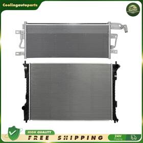 Coolingautoparts Cool844021part Aluminium Radiator And A/c Condenser Cooling Kit For 13 14 17 2019 Ford Explorer