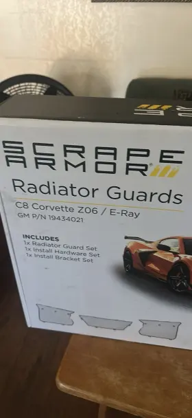 19434021 Corvette C8 Z06 Radiator Gaurds