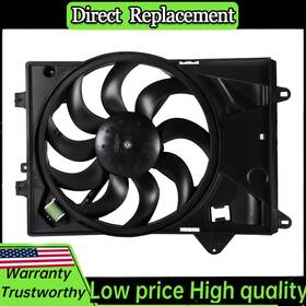 Cotit Parts 621-071 Radiator Engine Cooling Fan Assembly For 2012-2018 Chevrolet Sonic 95352379