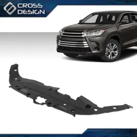 29993cd Crossdesign Fit For 2014-2018 Toyota Highlander Radiator Support Cover Black
