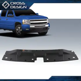 Ht-02arc4553abk Crossdesign New Radiator Support Cover Fit For 07-13 Silverado 1500 / 07-10 2500hd 3500hd