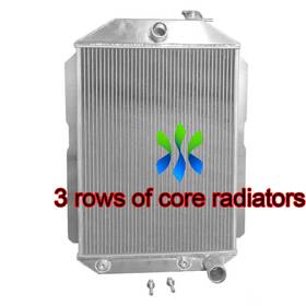 Cruising Eagle 1937 350 V8 Aluminum Radiator For Chevy Hot Street Rod With Tranny Engine At Mt