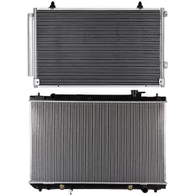 12133581 Csdex Aluminum Radiator And Ac Condenser Cooling Kit For 2001-2007 Toyota Highlander