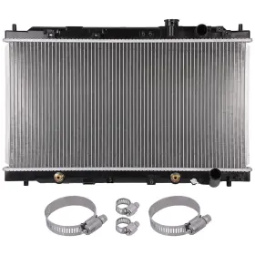 12184884 Csdex Radiator With Universal Oil Hose Clamps Kit For 1994-2001 Acura Integra 1.8l L4