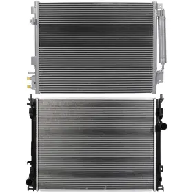 12184909 Csdex Aluminum Radiator And Condenser Cooling Kit For Dodge Charger Se Sedan 4-door 3.5l