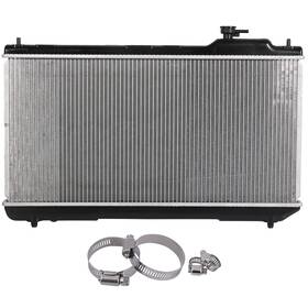Csdex 12205937 Radiator With Universal Oil Hose Clamps Kit For 1998-2000 Toyota Rav4 2.0l L4