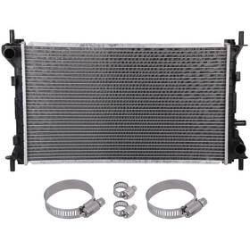 Csdex 12205949 Radiator With Universal Oil Hose Clamps Kit For Ford Focus Se Sedan 4-door 2.0l