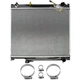 12208215 Csdex Radiator With Universal Oil Hose Clamps Kit For 1999-2004 Chevrolet Tracker