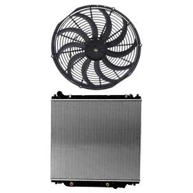 Csdex 12477439 Cooling Fan And Radiator Kit For 1999-2003 Ford F350 Super Duty 7.3l 445cu. Inch V8