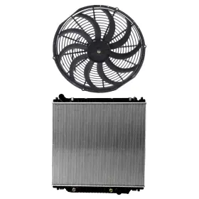 12477439 Csdex Cooling Fan And Radiator Kit For 1999-2003 Ford F350 Super Duty 7.3l 445cu. Inch V8