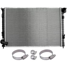 Csdex 12481510 Radiator With Universal Oil Hose Clamps Kit For 2002-2006 Mini Cooper 1.6l L4