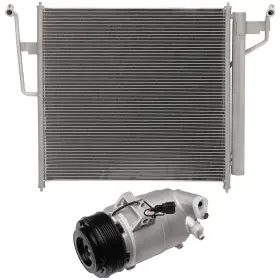 12522904 Csdex Ac Condenser And Compressor Cooling Kit For 2008-2012 Nissan Pathfinder 5.6l V8