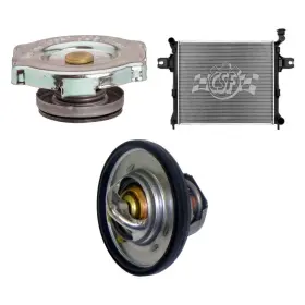 Bndl-915247 Csf For Jeep Grand Cherokee 2005-2010 3-pc Radiator Kit