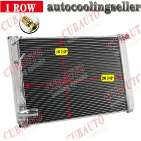 16041-0a402 Cubauto 1row Aluminum Radiator For 2004-2006 Toyota Ce Le Xle Sienna Limited Mini 3.3 V6