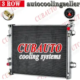 164100c180 Cubauto 3 Rows Aluminum Radiator Fits 2005-2015 2010 Toyota Tacoma 2.7l L4 4.0l V6 At