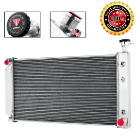 2716 Cubauto 4 Row Aluminum Radiator For 2003-2005 Chevy Express 1500 2500 Gmc Savana 4.3l
