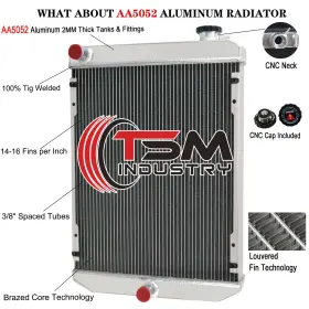 6679831 Cubauto 3 Rows Radiator For Bobcat Excavators 430 430d 435 435d 435g 62mm