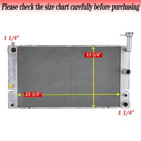 Cubauto Pr2758a Aluminum Radiator For 2004-2009 Toyota Prius 1.5l L4 Full Hybrid Ev-gas Mt New