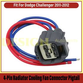 Design-auto-parts Wpt-1343 For 2005-2013 Ford Mustang 4-pin Engine Cooling Fan Motor Connector Harness Plug