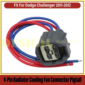 Wpt-1343 Design-auto-parts For 2005-2013 Ford Mustang 4-pin Engine Cooling Fan Motor Connector Harness Plug