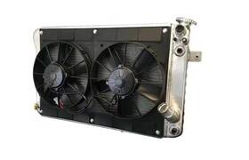 Dewitts 32-6139025a Ls Engine Swap Radiator - Aluminum 2-row Auto Dual Fan