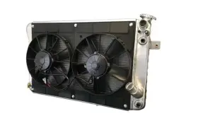 32-6139025a Dewitts Ls Engine Swap Radiator - Aluminum 2-row Auto Dual Fan