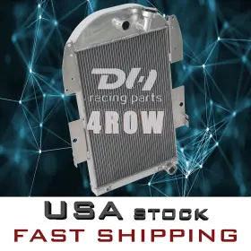 3436 Dh Racing Parts 4 Row Radiator For 1934-36 1935chevy Master Deluxe Standard Truck Pickup Db 3.4l