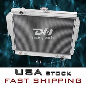 Dh Racing Parts 725086196842 All-aluminum 4row Radiator For1979-93 Dodge D/w 100/150/250/350/450 5.2l 5.9l V8