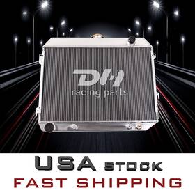 Dh Racing Parts 725086196873 4 Row All-aluminum Radiator For 68-74 Dodge Mopar Plymouth Big Block V8 26 Inch Core