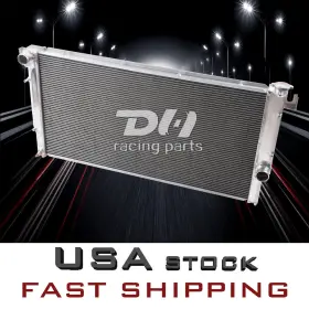 Dh Racing Parts 748958389678 3row Aluminum Radiator Fit 1994-02 Dg Ram Pick-up Diesel Turbo 5.9l L6